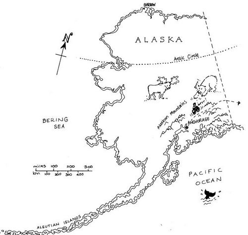 Alaskan Map 