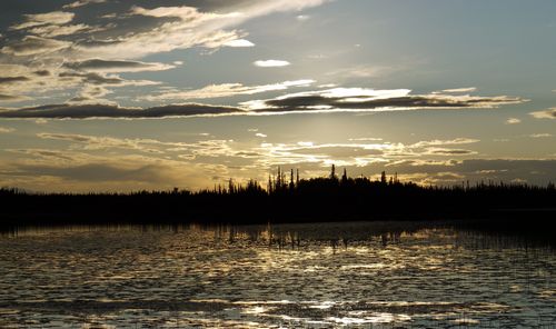 Sunset at Deadmans Lake, Alaska
